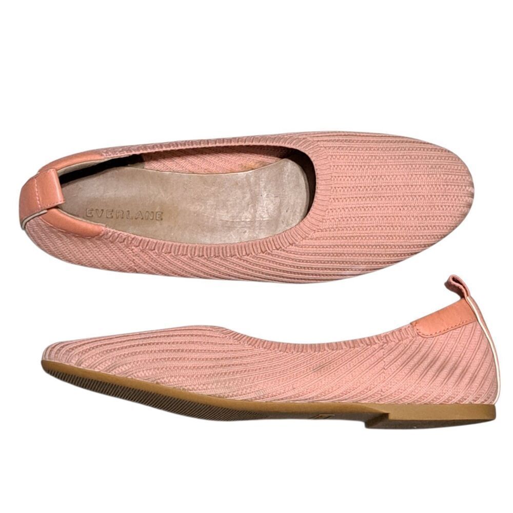 Everlane The Day Glove  ReKnit Slip On Chic Balletcore Flat Shoes Size 9 Pink